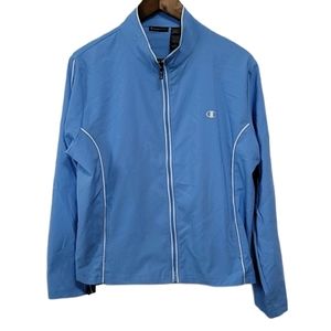 Champion Elite Blue Zip Up Windbreaker Lar…
